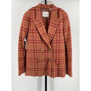 Wilfred 'Destiny' Brown Polyester Blazer Size 2 - NWT